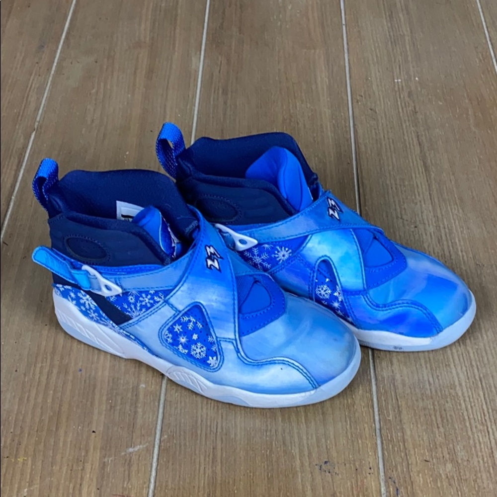 Jordan 8 Retro (PS) ❄️ Snowflake Sneakers Sz 12C